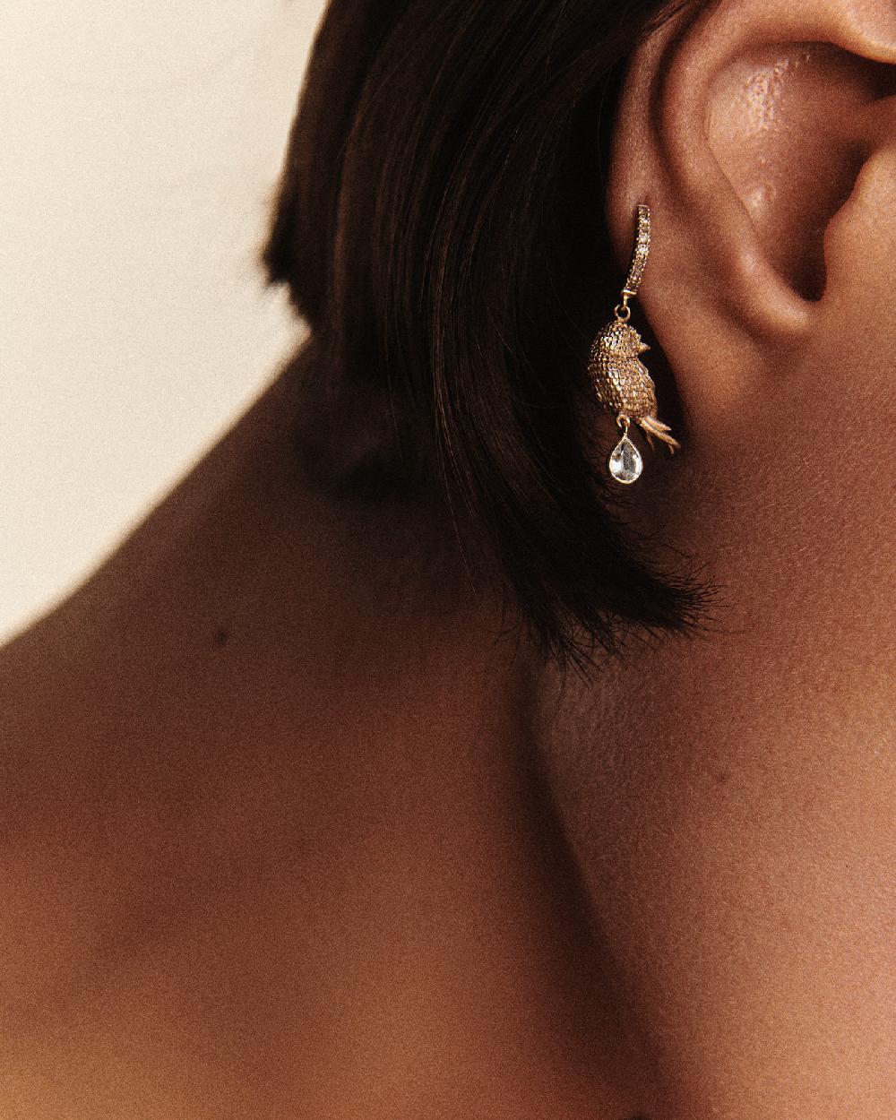 Pascale Monvoisin Boucle D'oreille PALERME BIRD