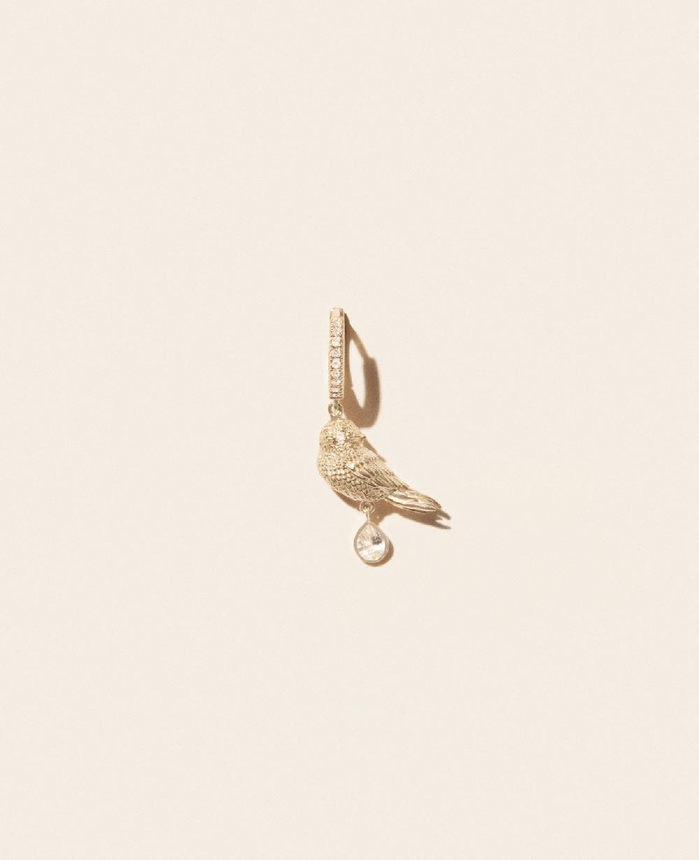 pascale monvoisin Boucle d'oreille PALERME BIRD