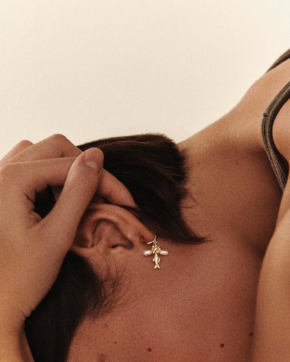 Pascale Monvoisin Boucle D'oreille PALERME DAISY