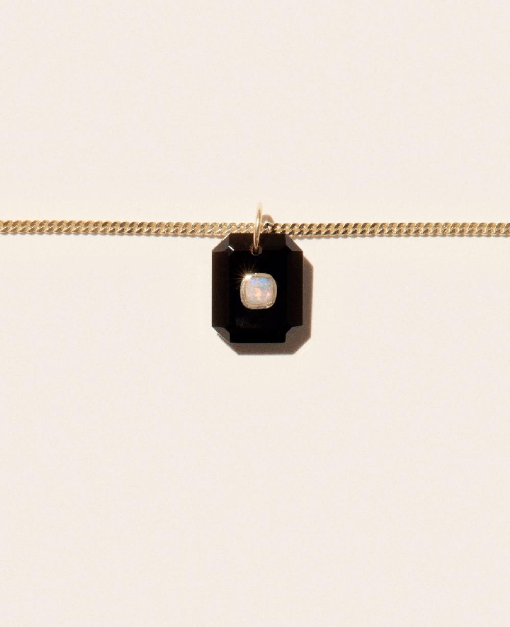 pascale monvoisin Collier ANTON N°1 ONYX NOIR