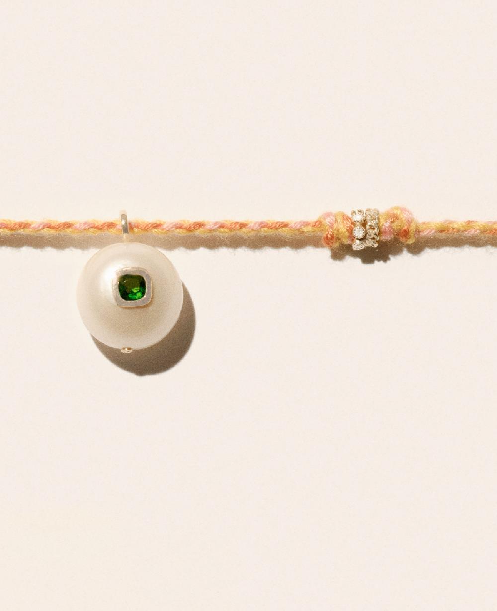 Pascale Monvoisin Collier EDDIE DIOPSIDE