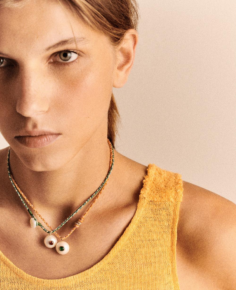 Pascale Monvoisin Collier EDDIE GRENAT