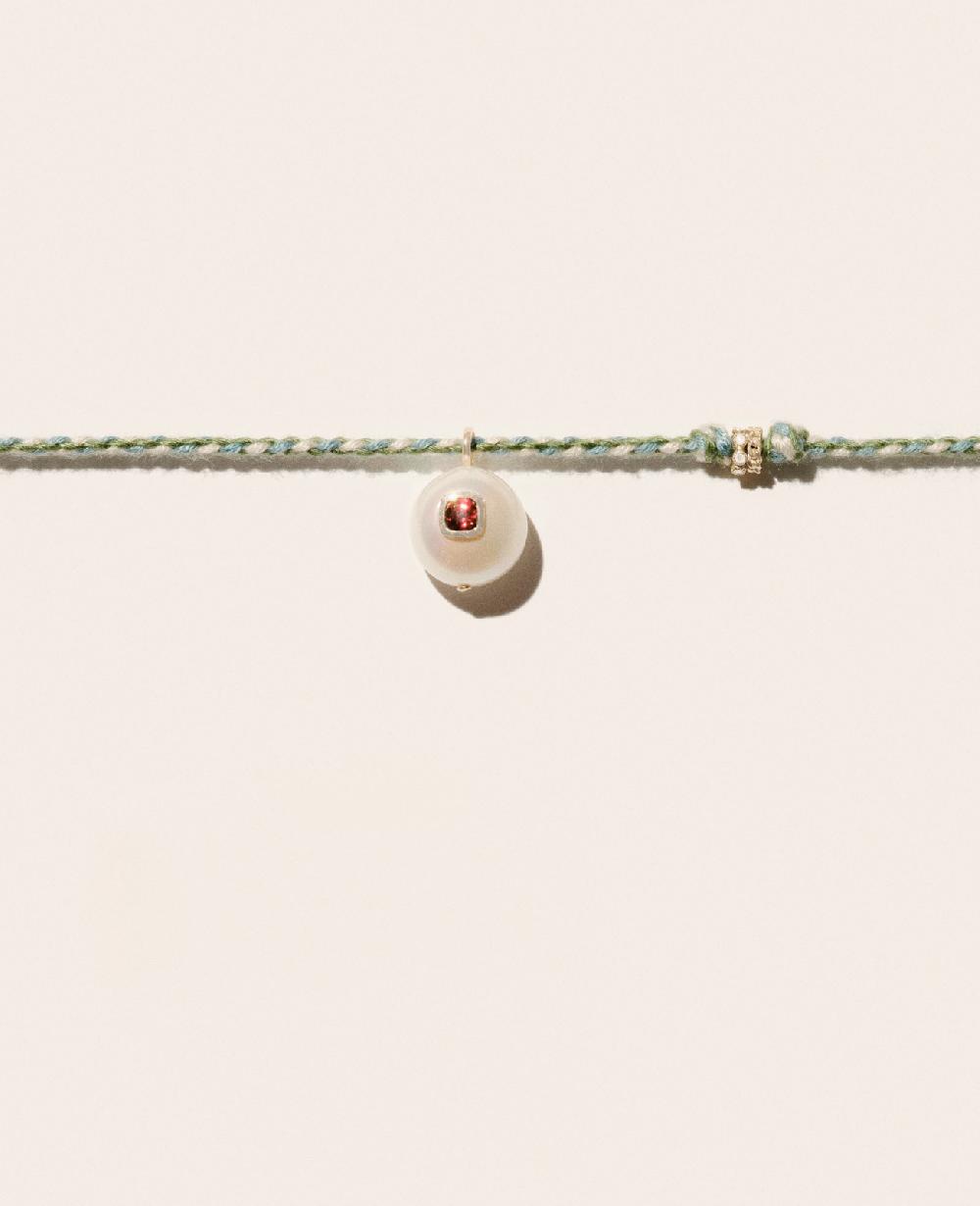 pascale monvoisin Collier EDDIE GRENAT