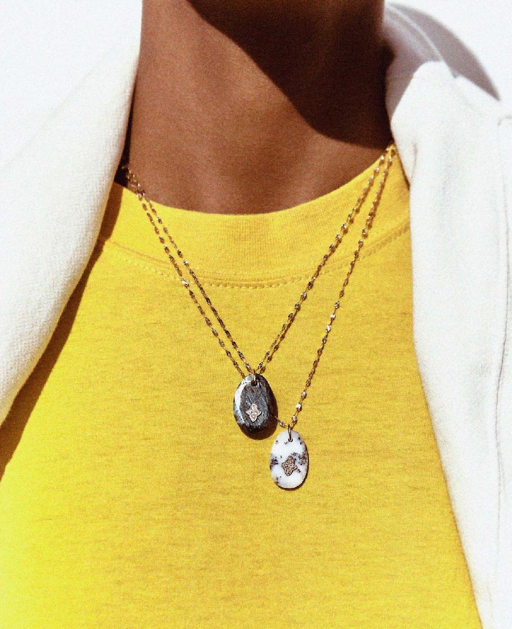 Pascale Monvoisin Collier GAIA N°1 QUARTZ RUTILE