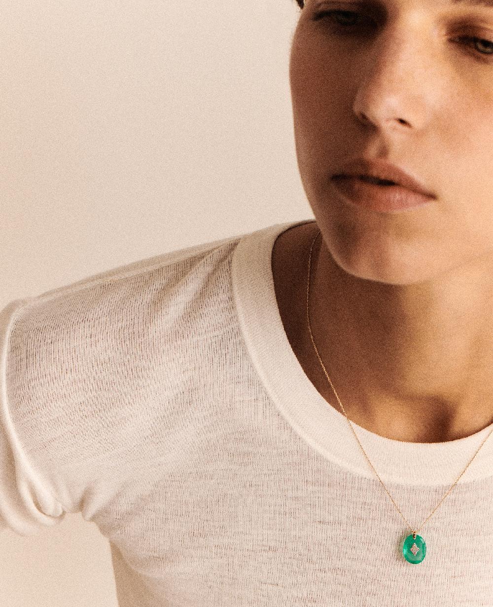 Pascale Monvoisin Collier GINA VERT