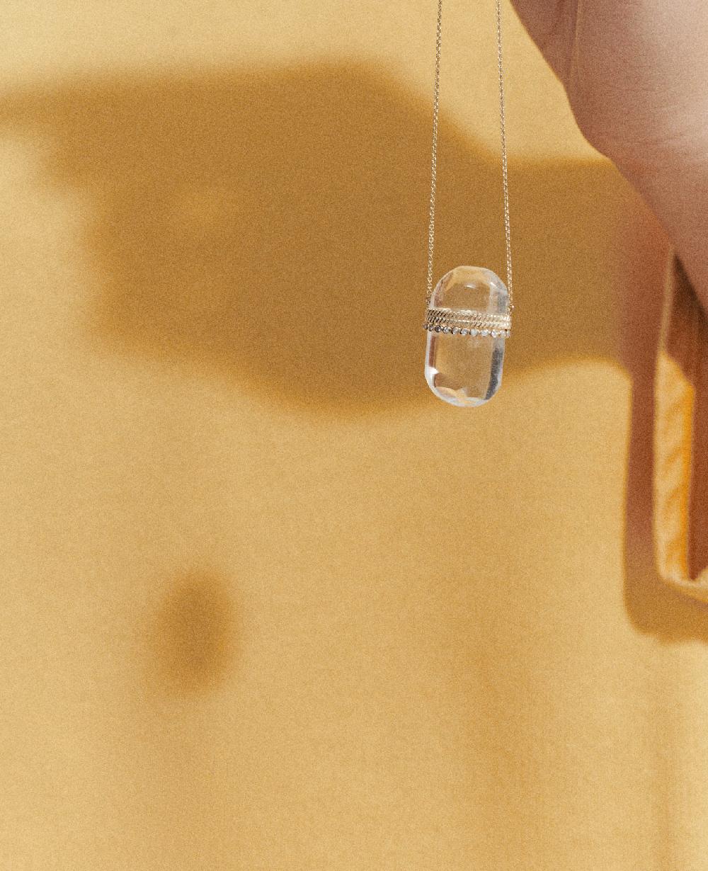 Pascale Monvoisin Collier JIL CRISTAL