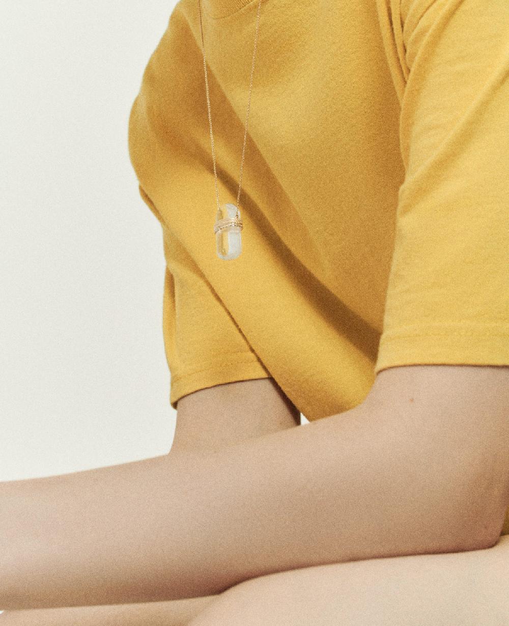 Pascale Monvoisin Collier JIL CRISTAL
