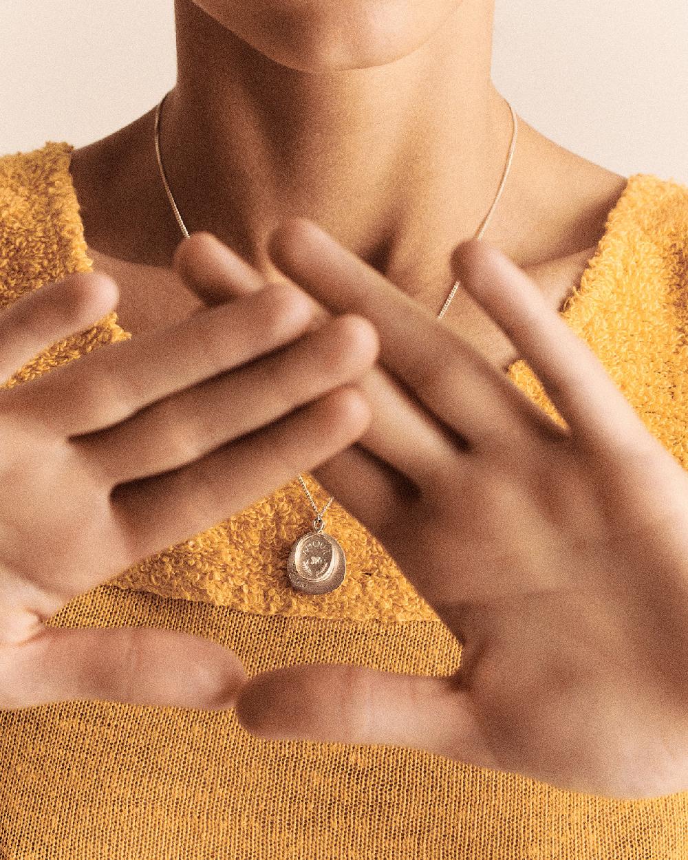 Pascale Monvoisin Collier L'AMOUR ARGENT