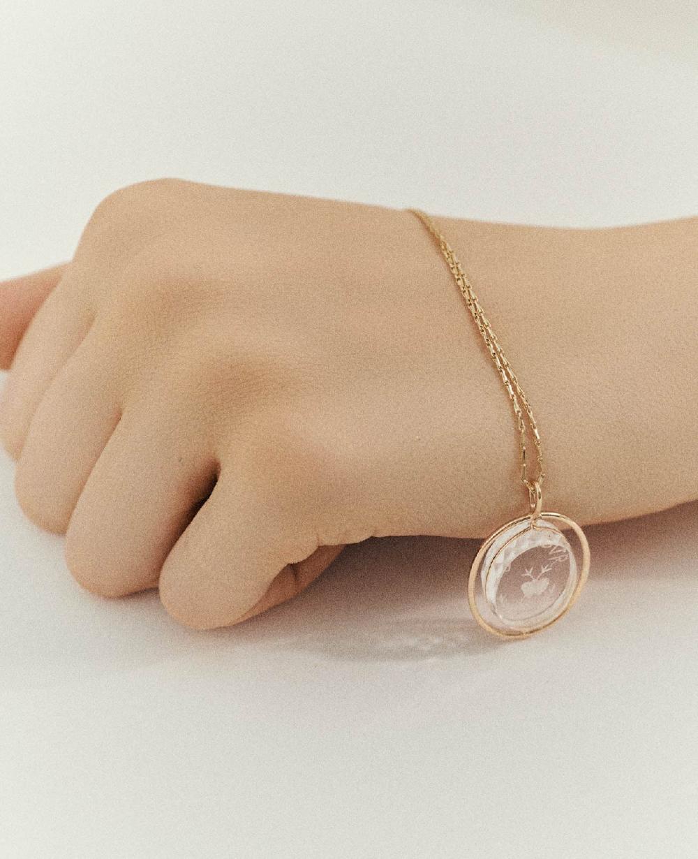 Pascale Monvoisin Collier L'AMOUR N°1 CRISTAL