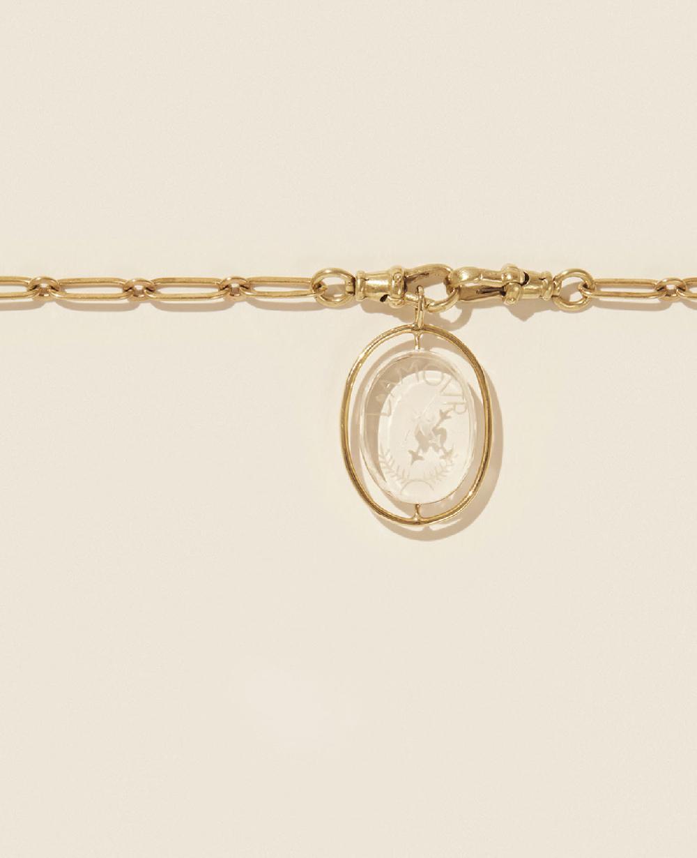 Pascale Monvoisin Collier L'AMOUR N°2 CRISTAL