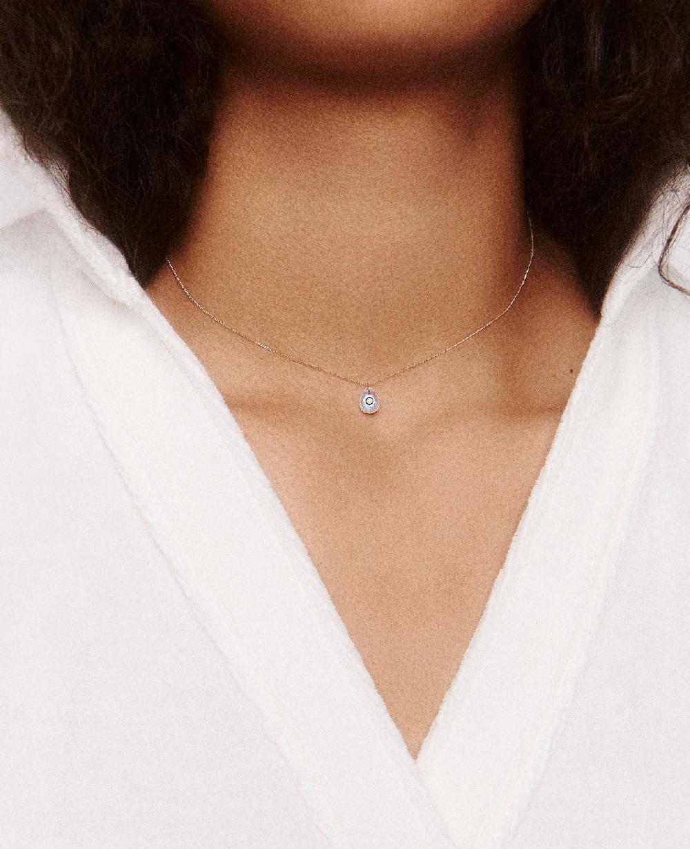 Pascale Monvoisin Collier ORSO AIGUE MARINE