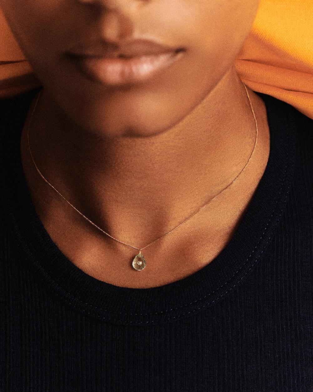 Pascale Monvoisin Collier ORSO AIGUE MARINE