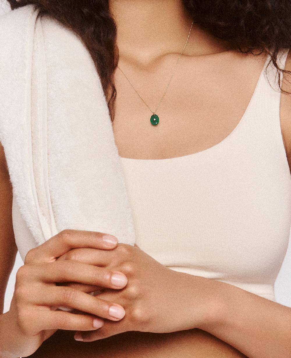 Pascale Monvoisin Collier ORSO AIGUE MARINE