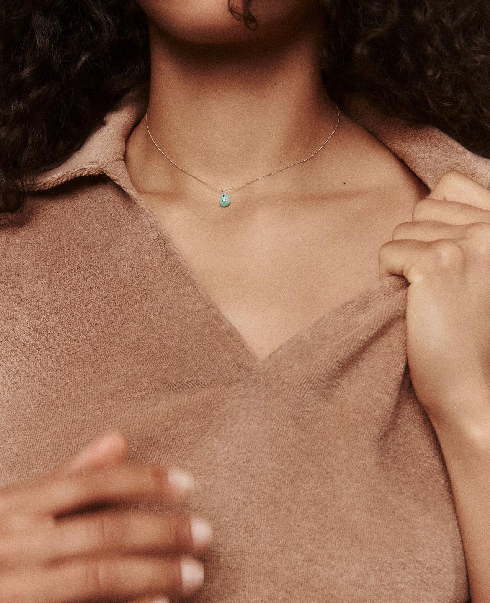 pascale monvoisin Collier ORSO TURQUOISE
