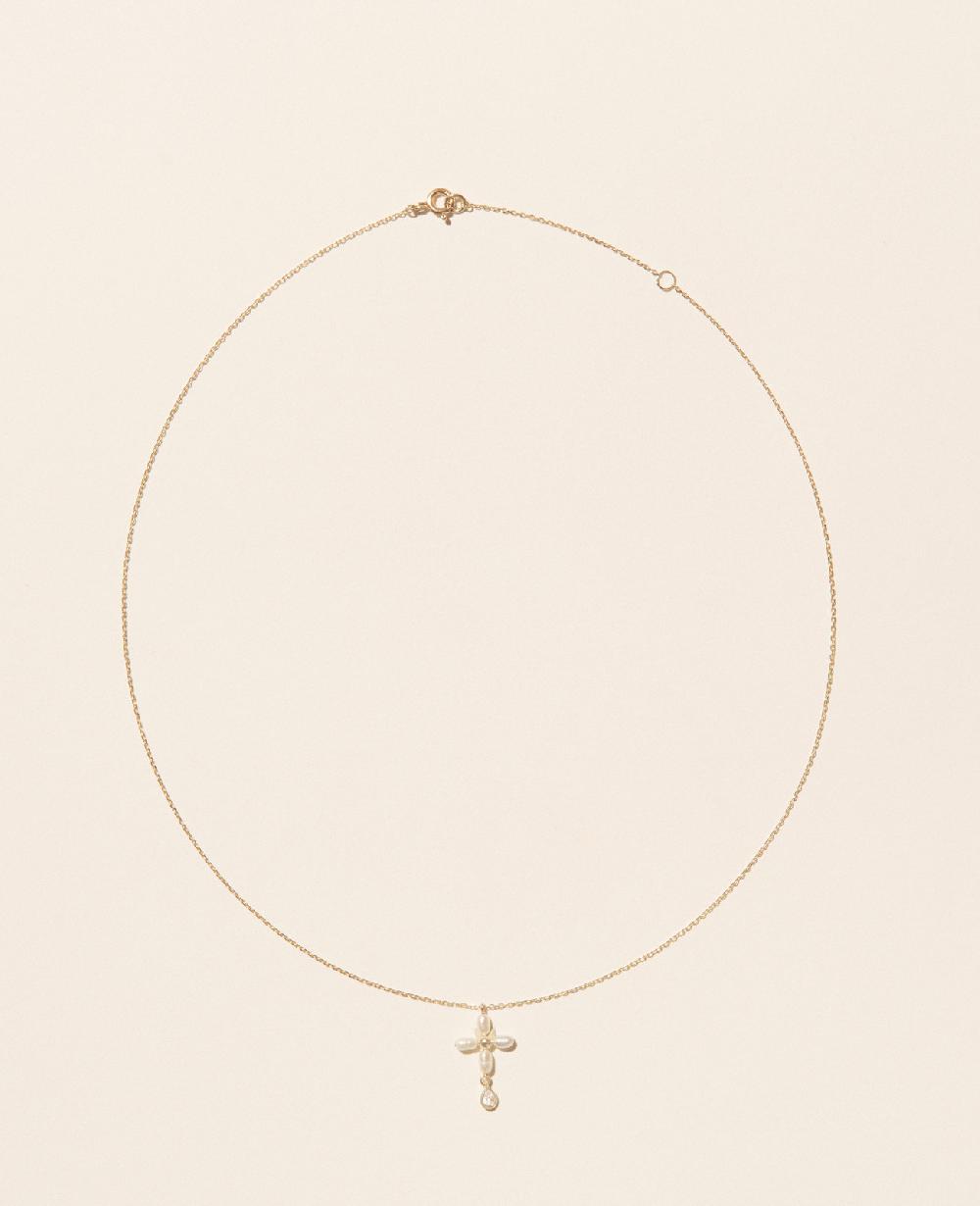Pascale Monvoisin Collier PALERME WHITE PEARL