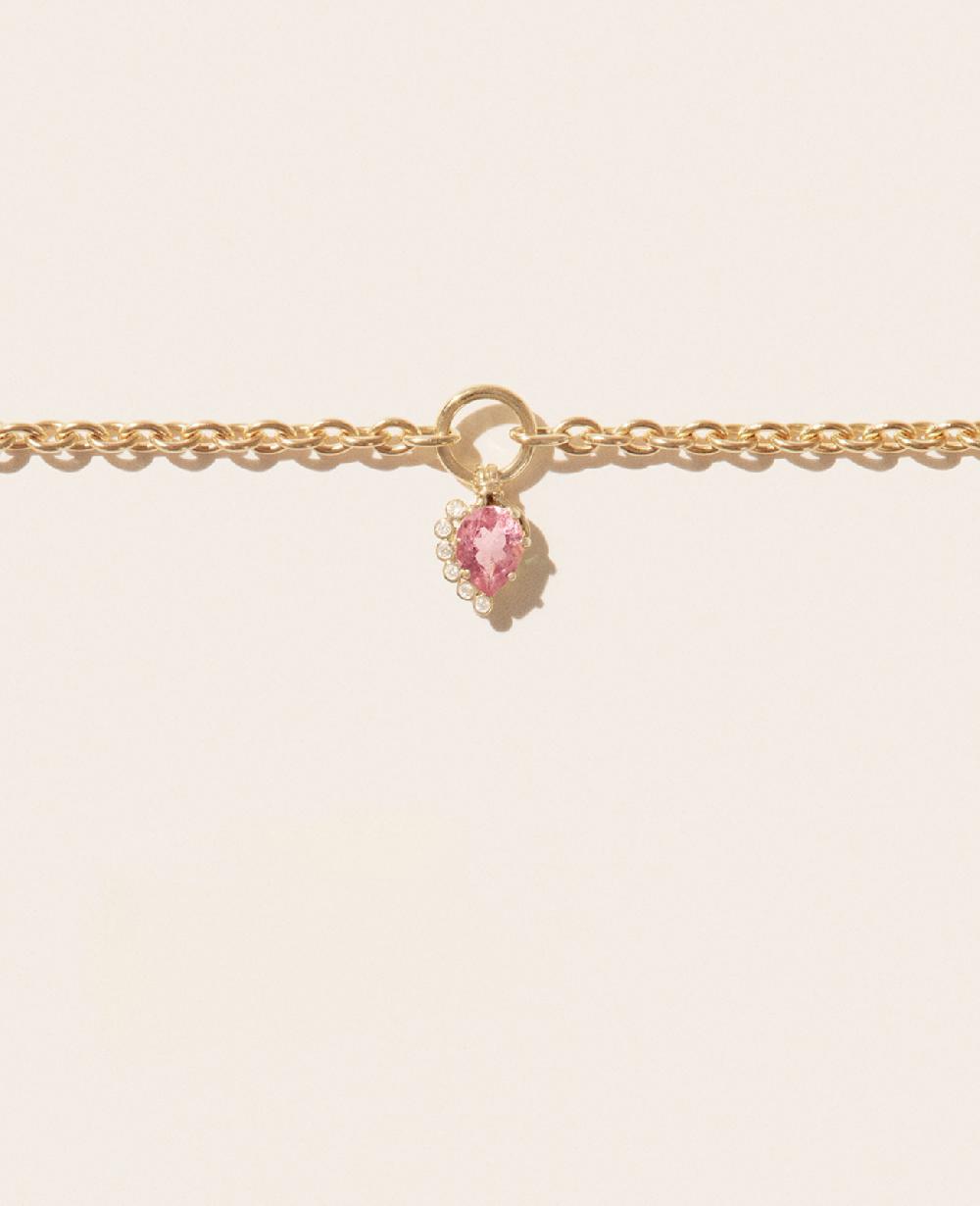 pascale monvoisin Collier SUN N°1 TOURMALINE ROSE