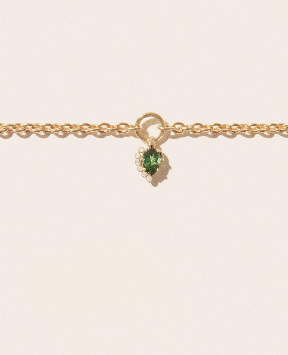 pascale monvoisin Collier SUN N°1 TOURMALINE VERTE