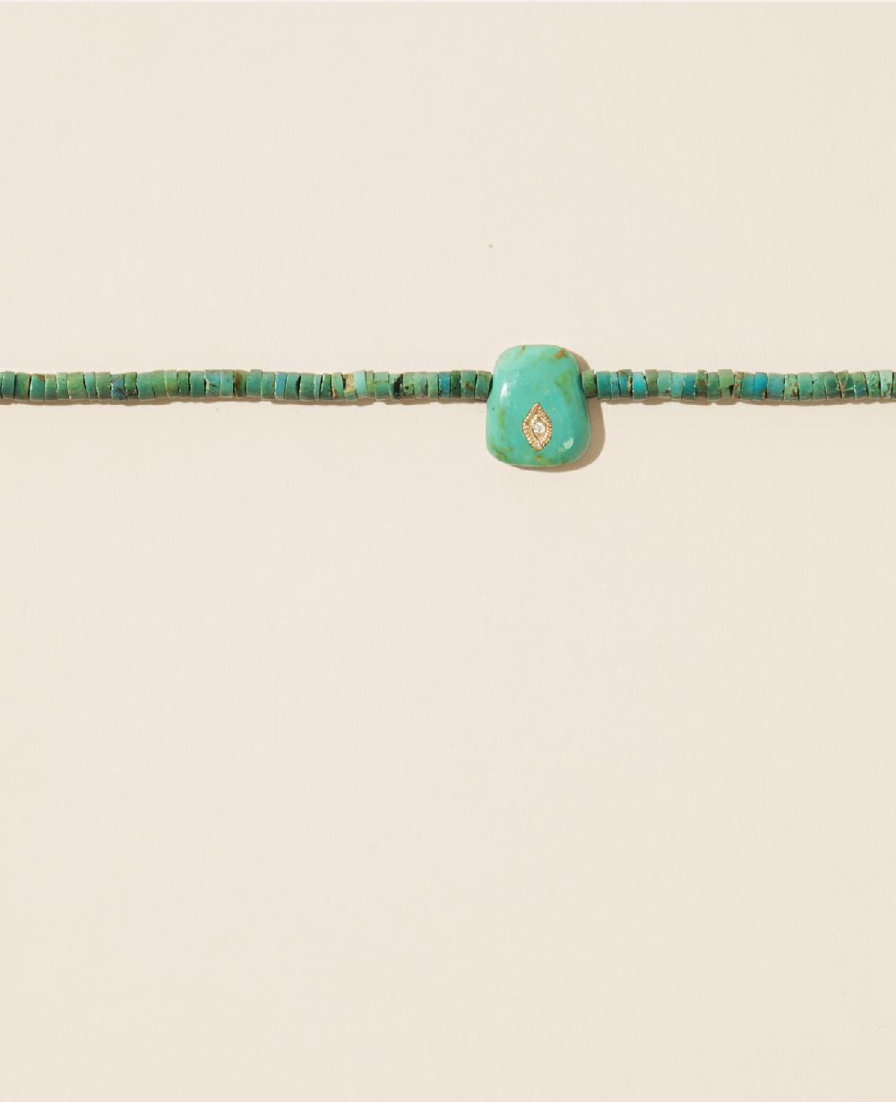 pascale monvoisin Collier TAYLOR N°2 TURQUOISE