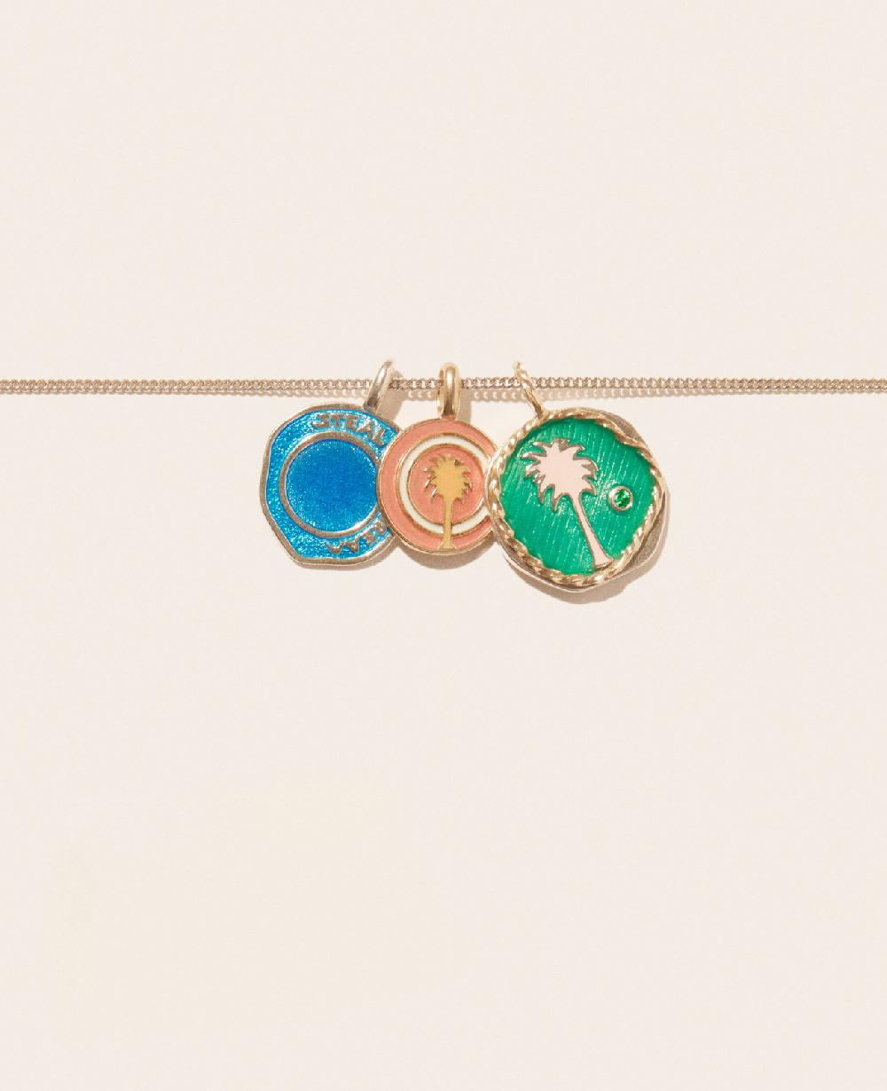 Pascale Monvoisin Pendentif FARO ROSE