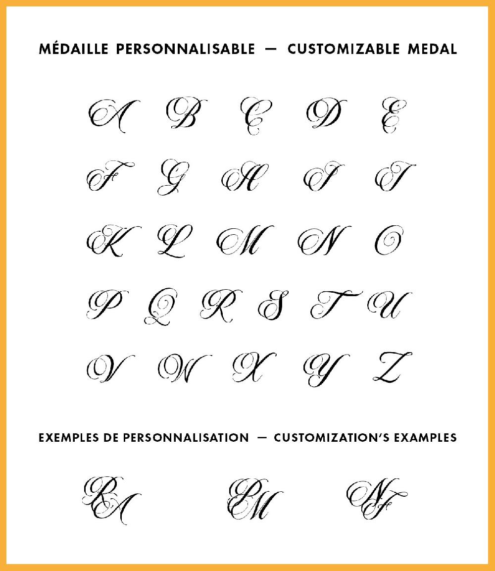 Pascale Monvoisin Pendentif INITIALE N°6