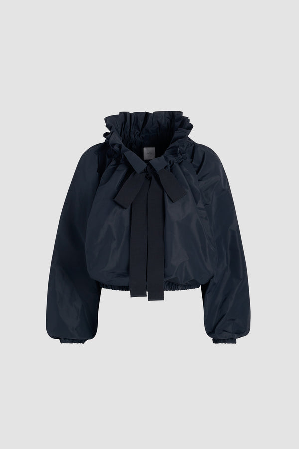 patou Blouse à manches bouffantes en faille recyclée