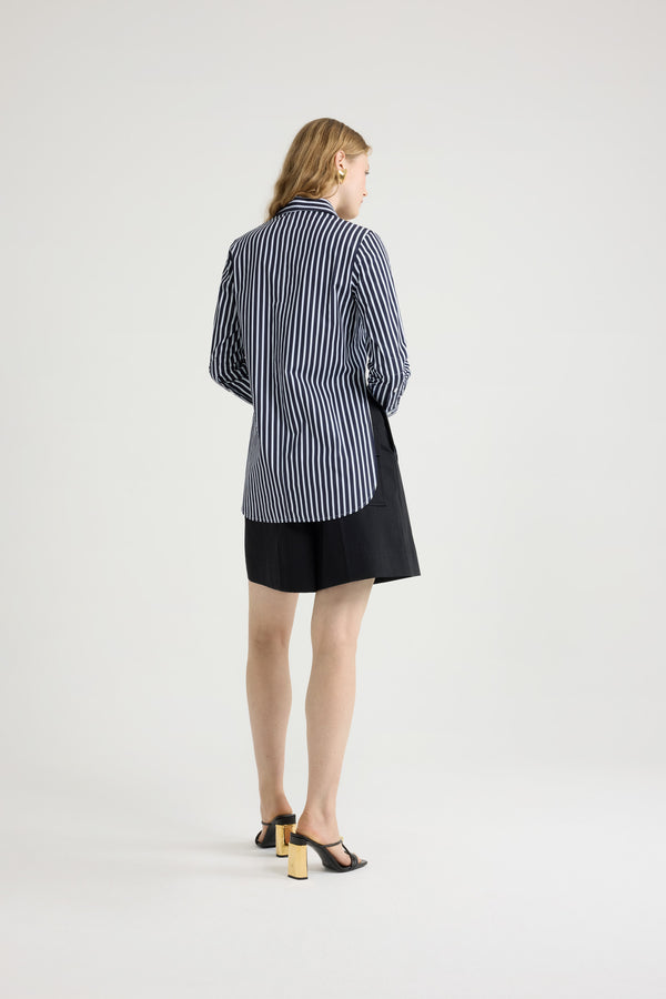 Patou Chemise Ajustée En Popeline De Coton Bio Imprimée