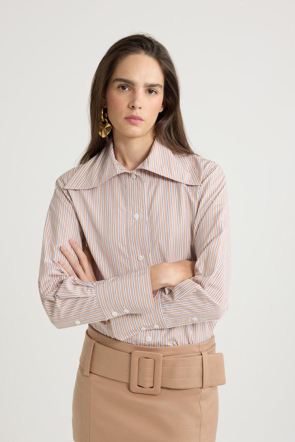 Patou Chemise Violon En Popeline De Coton Bio Imprimée