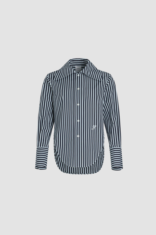 patou Chemise violon en popeline de coton bio imprimée