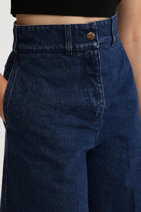 Patou Bermuda En Denim De Coton