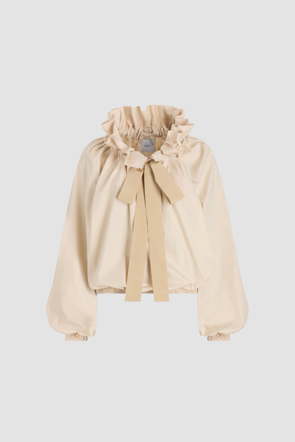 patou Blouse à manches bouffantes en coton bio
