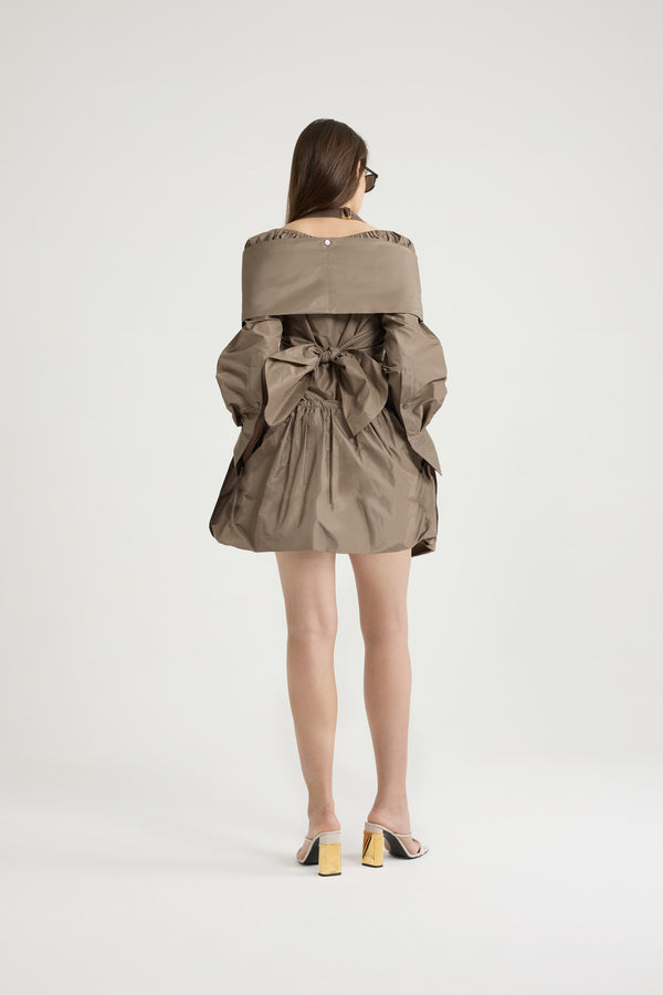 Patou Blouse Croisée En Faille Recyclée