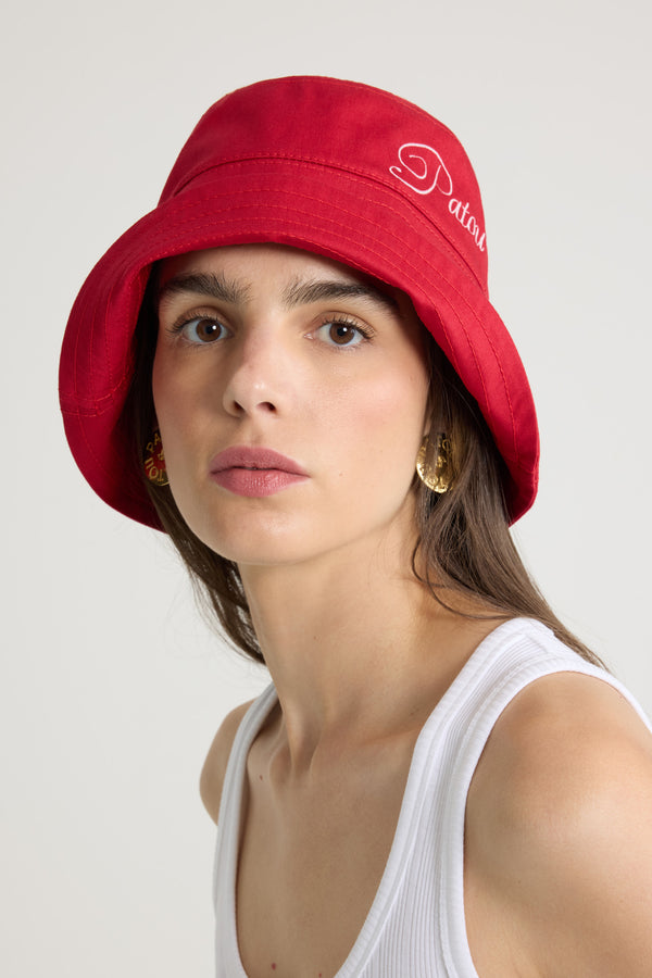 Patou Bob à Logo Patou Brodé En Coton