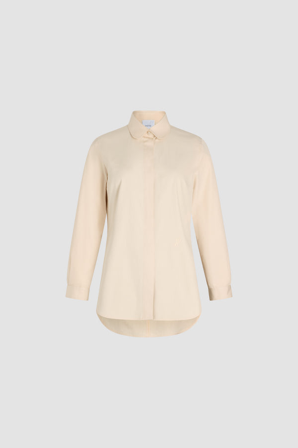patou Chemise ajustée en popeline de coton bio