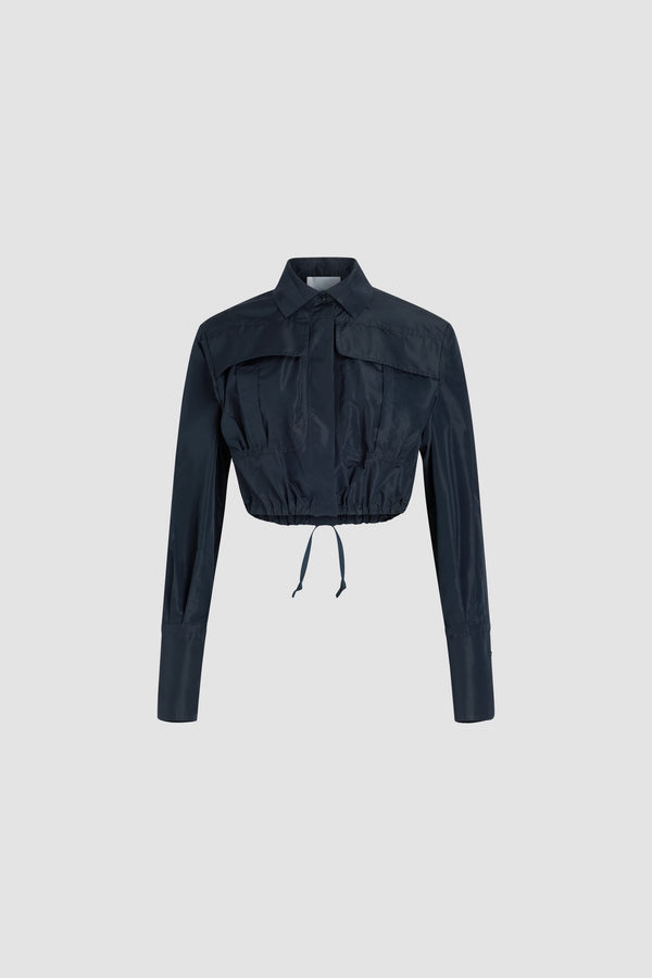 patou Chemise safari courte en faille recyclée