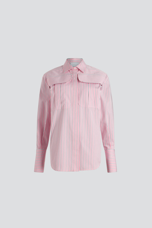 patou Chemise safari en coton bio imprimé