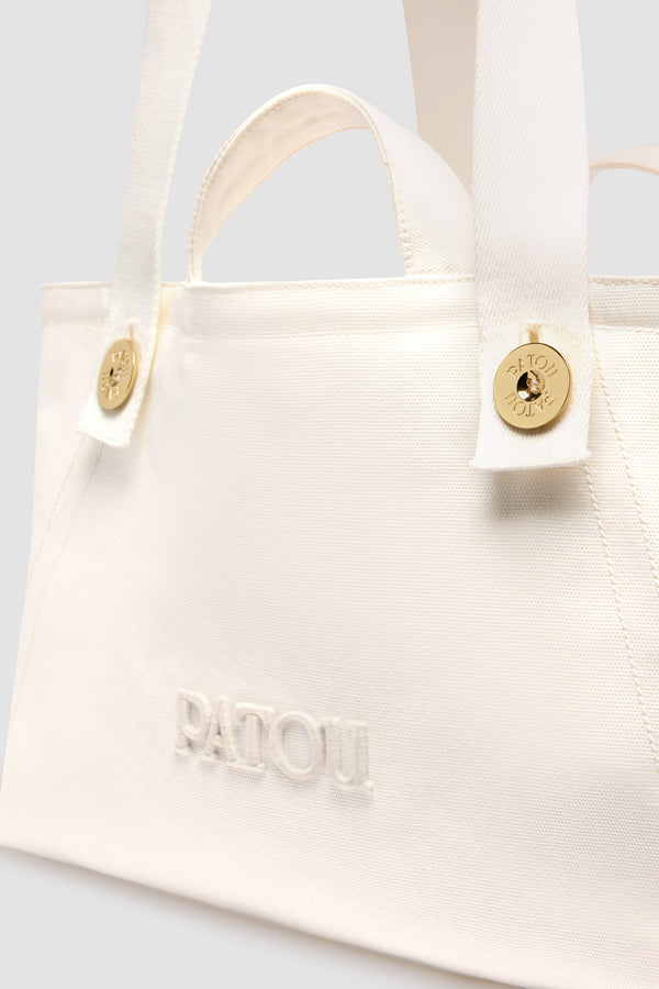 Patou Grand Cabas Trapèze à Logo Patou En Coton