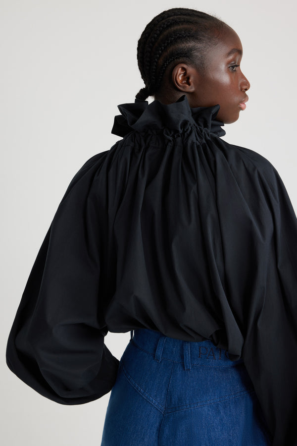 Patou Haut à Col Coulissé En Coton Bio