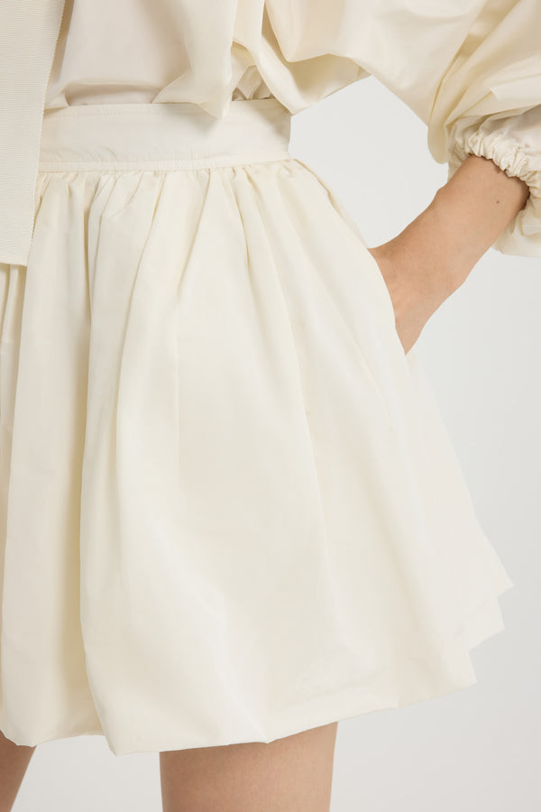 Patou Jupe Boule Courte En Faille Recyclée