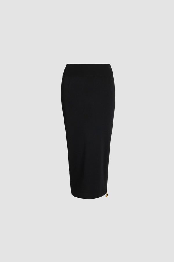 Patou Jupe Crayon Midi En Crêpe Technique