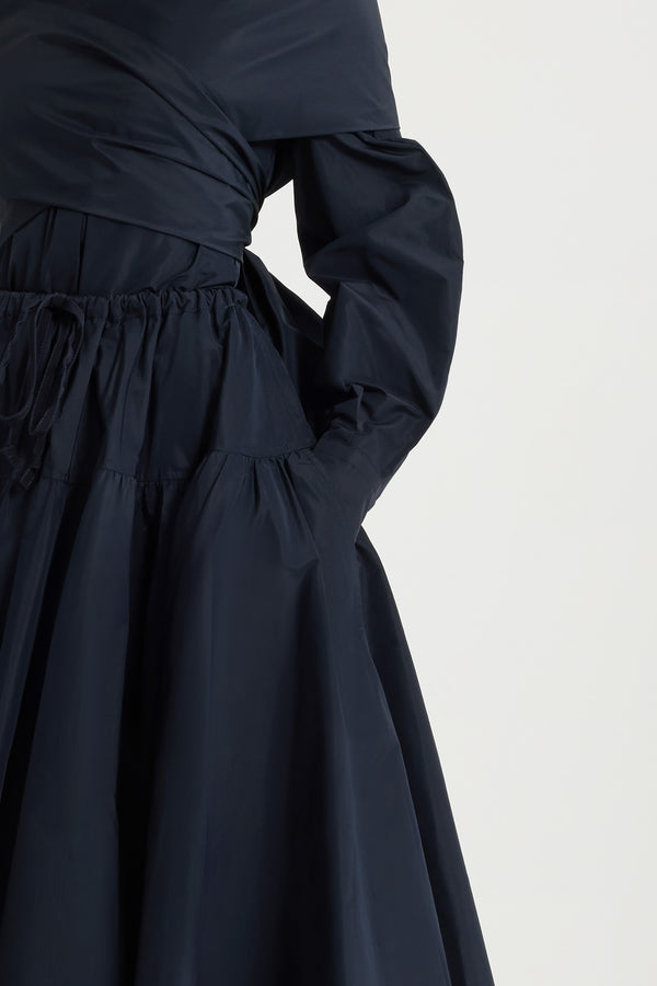 Patou Jupe Longue Volumineuse En Faille Recyclée