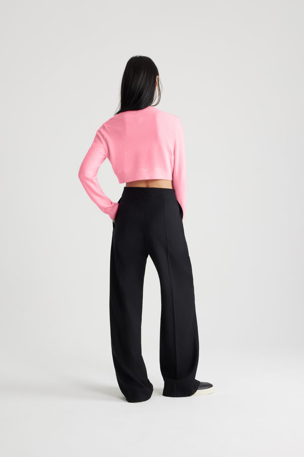 Patou Pantalon Droit En Laine Vierge