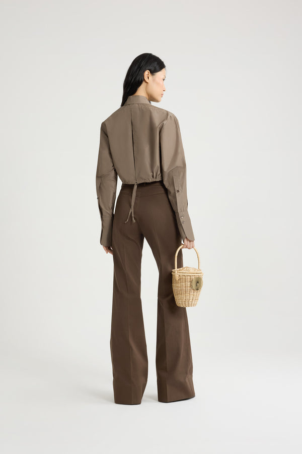 Patou Pantalon évasé En Coton Bio