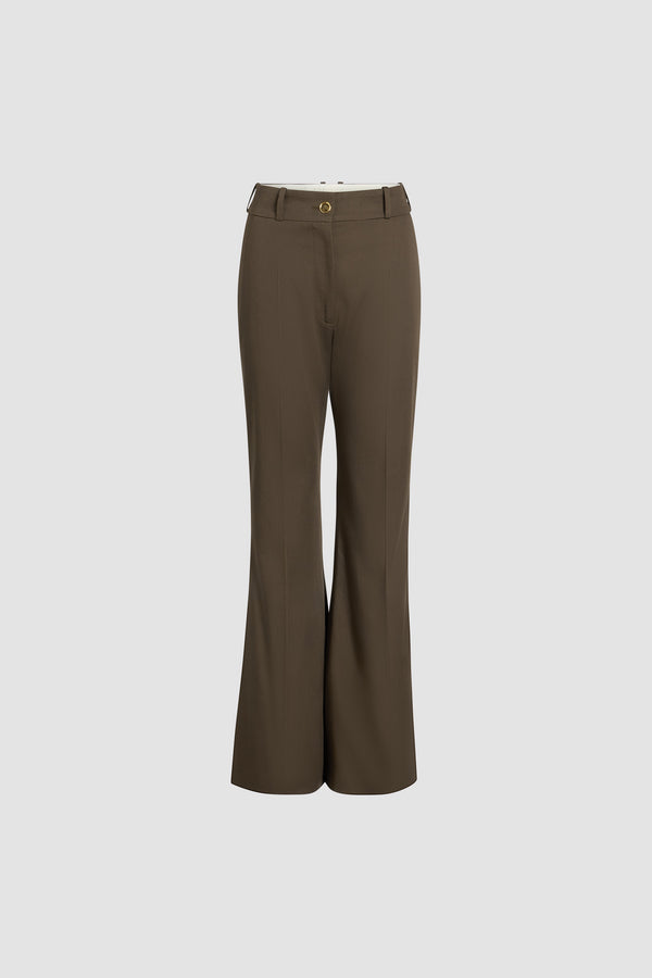 patou Pantalon évasé en coton bio