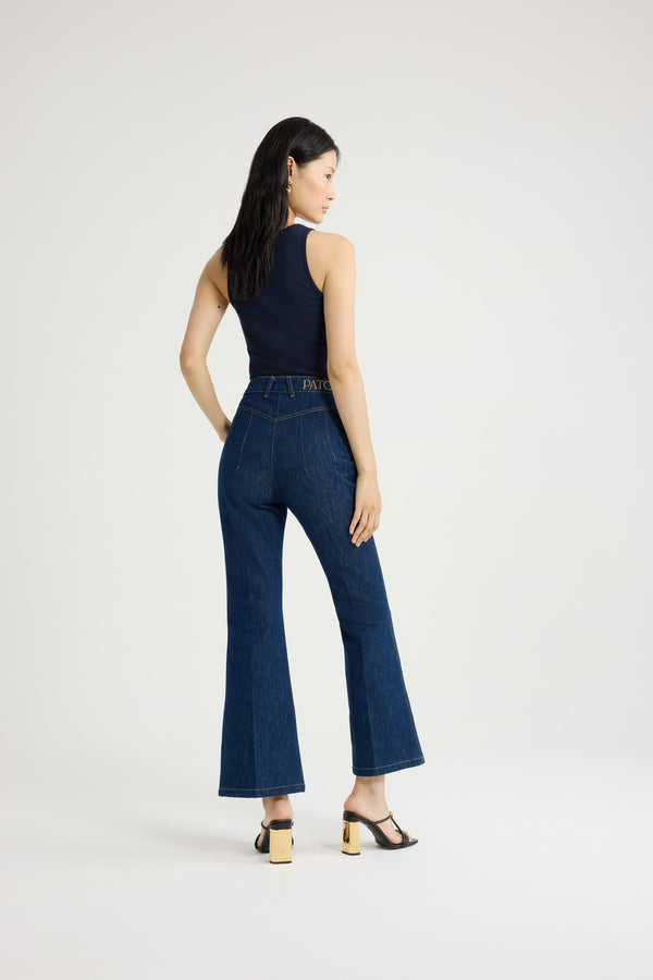 Patou Pantalon évasé En Denim Bio