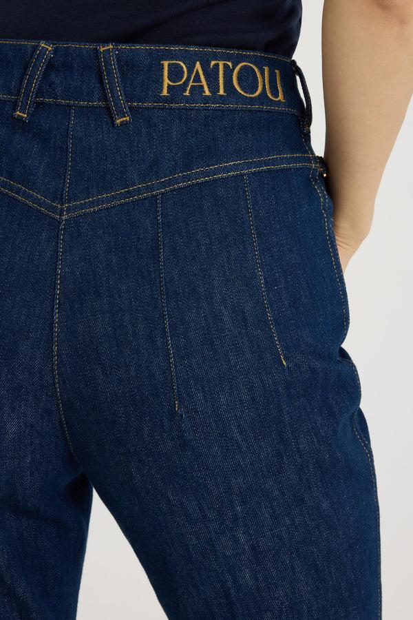 Patou Pantalon évasé En Denim Bio