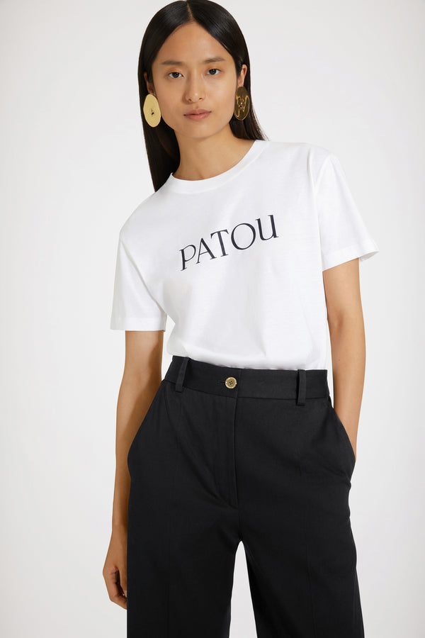 Patou Pantalon Iconique En Gabardine Bio
