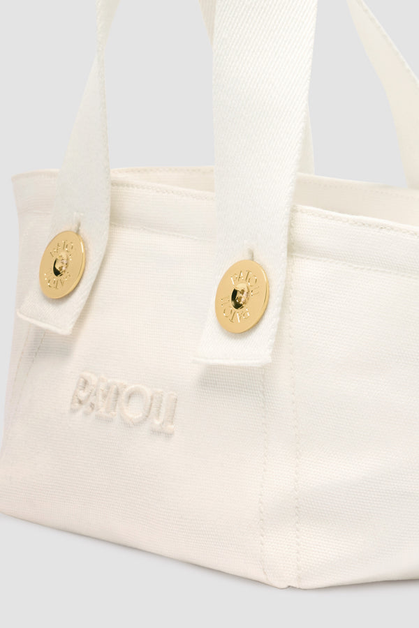 Patou Petit Cabas Trapèze à Logo Patou En Coton