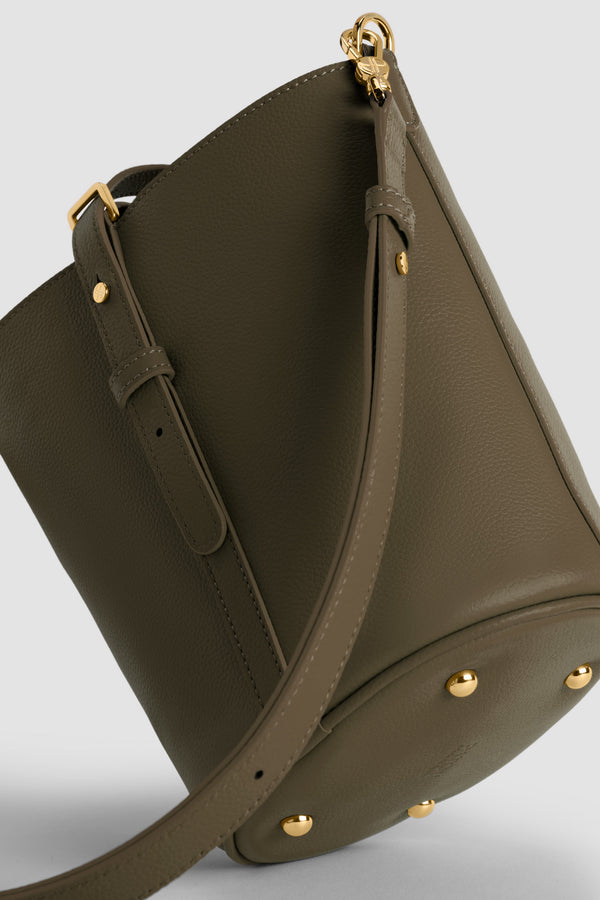 Patou Petit Sac Seau JP En Cuir