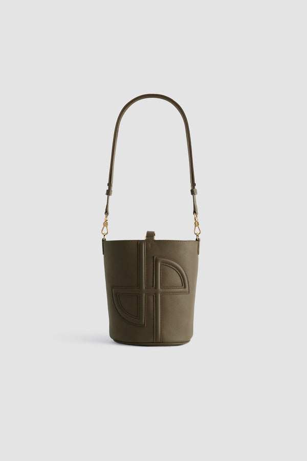patou Petit sac seau JP en cuir