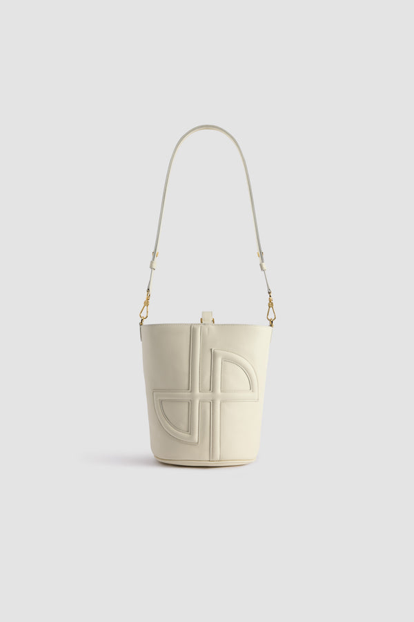 patou Petit sac seau JP en cuir